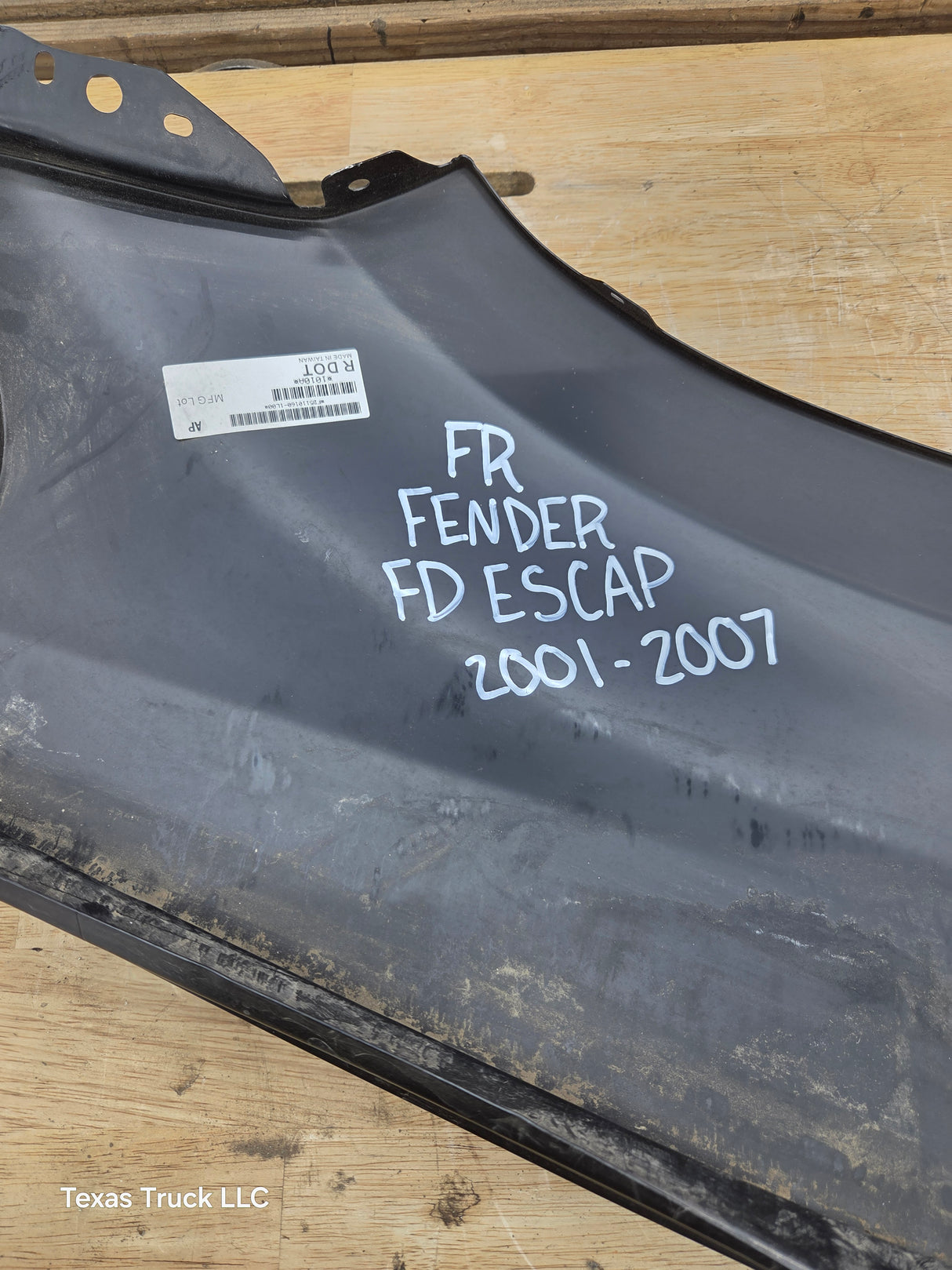 2001-2007 Ford Escape Driver Side LH Front Fender