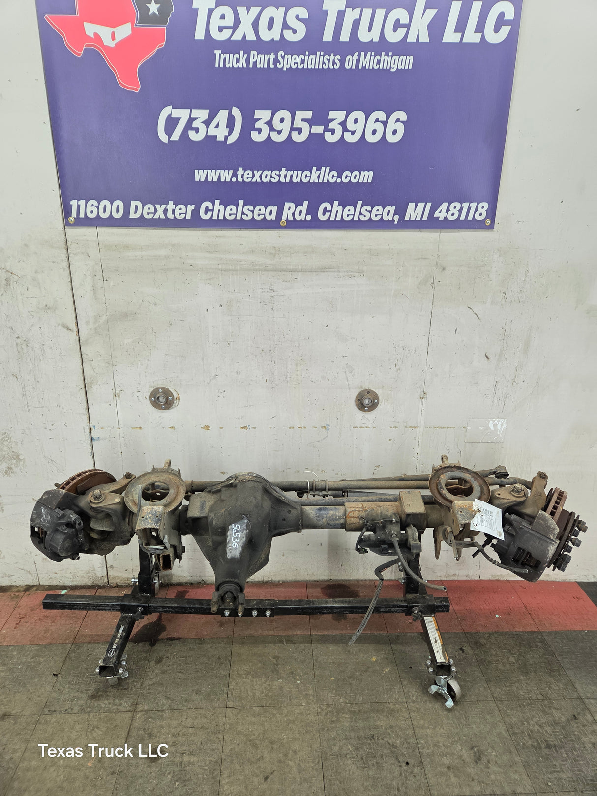 1999 Dodge Ram 2500 4wd Spicer 60 Front Axle Assembly 4.09 Ratio