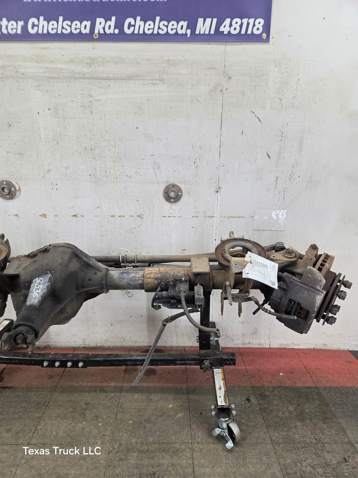 1999 Dodge Ram 2500 4wd Spicer 60 Front Axle Assembly 4.09 Ratio