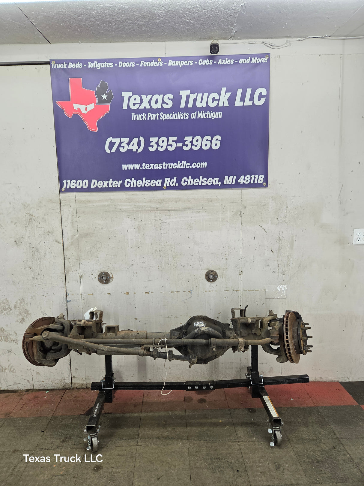 1999 Dodge Ram 2500 4wd Spicer 60 Front Axle Assembly 4.09 Ratio