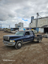 2000 DODGE RAM 3500 Extended Cab Long Bed Flatbed Cummins Manual Transmission - FULL PART OUT