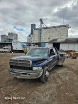 2000 DODGE RAM 3500 Extended Cab Long Bed Flatbed Cummins Manual Transmission - FULL PART OUT