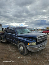 2000 DODGE RAM 3500 Extended Cab Long Bed Flatbed Cummins Manual Transmission - FULL PART OUT
