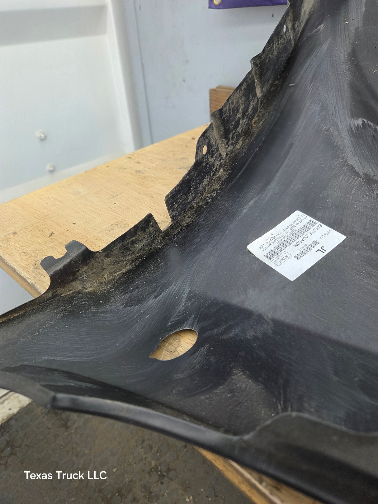 2008-2012 Ford Escape RH Passenger Side Front Fender