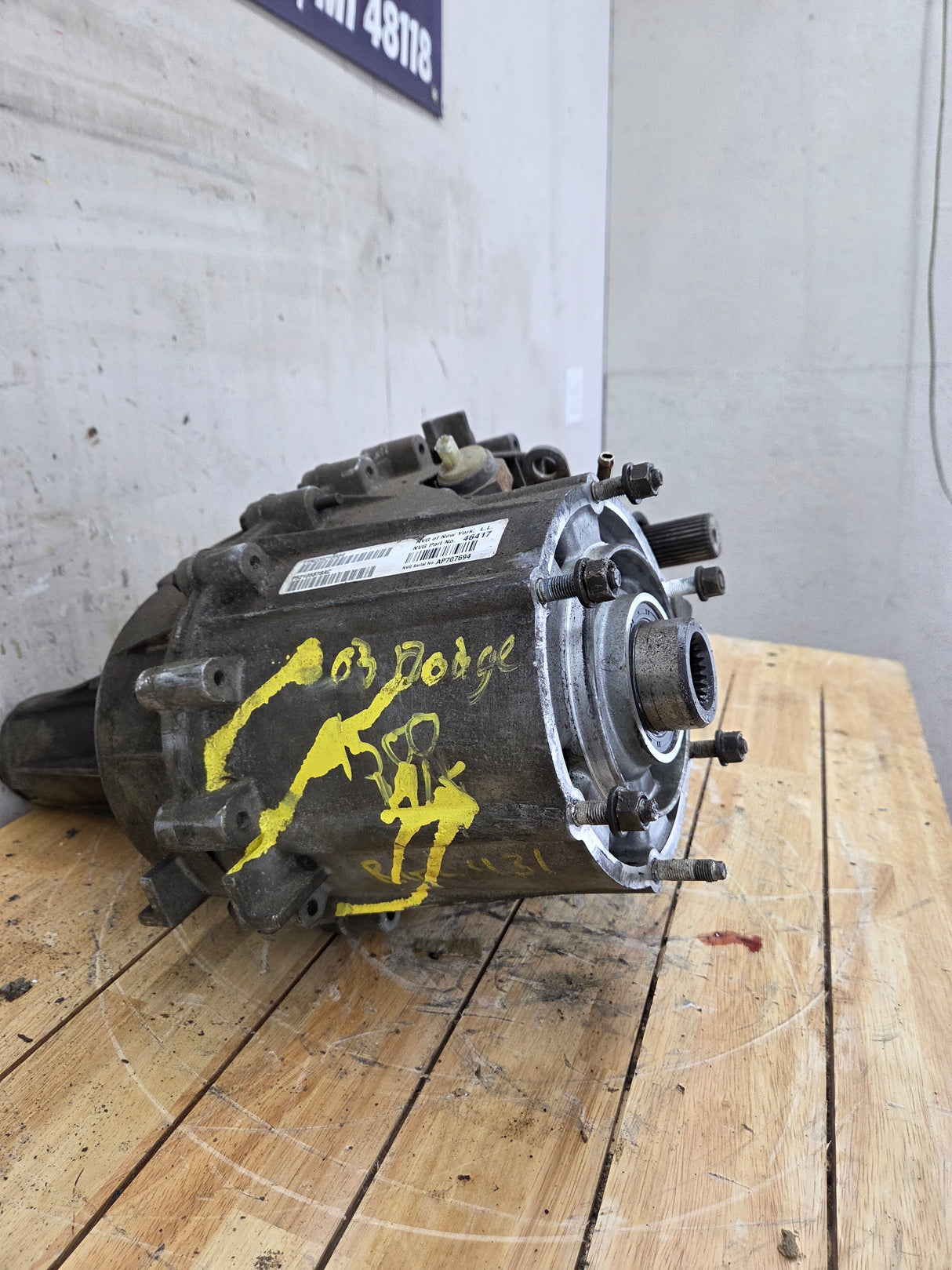 2002-2003 Dodge Ram 1500 3rd gen Manual Shift Transfer Case 241