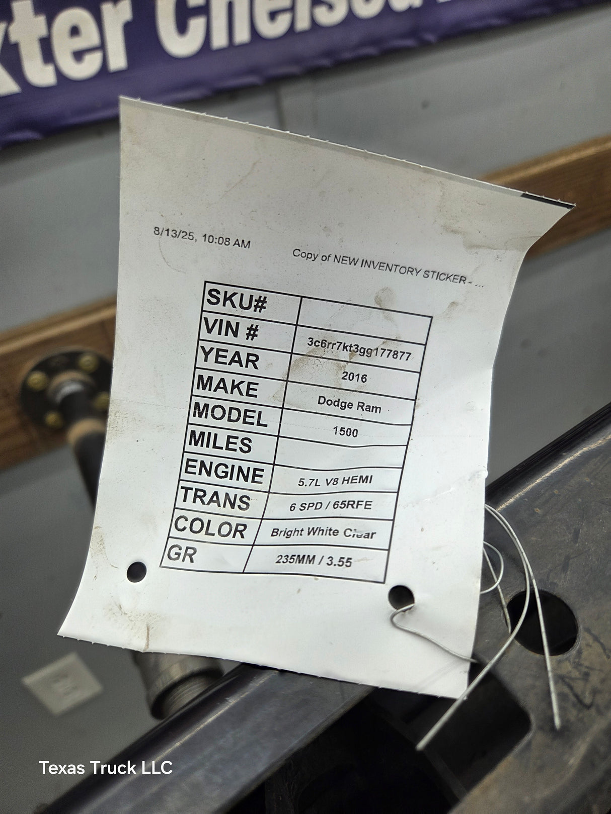 2013-2016 Dodge Ram 4th Gen 1500 Front Bumper