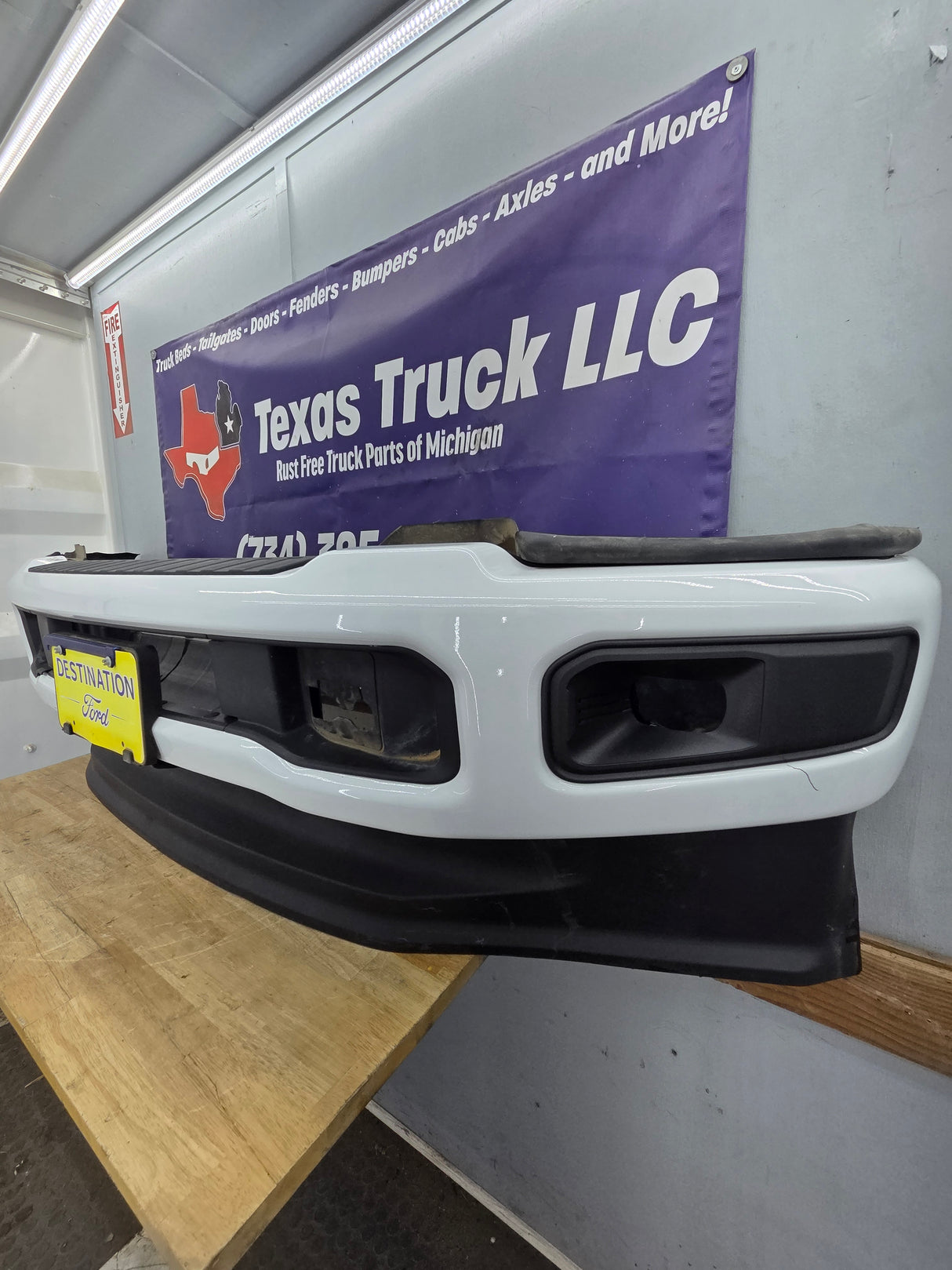 2023-2025 Ford Super Duty F250 F350 Front Bumper - White