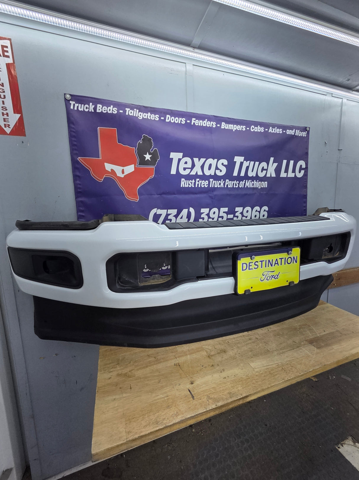 2023-2025 Ford Super Duty F250 F350 Front Bumper - White