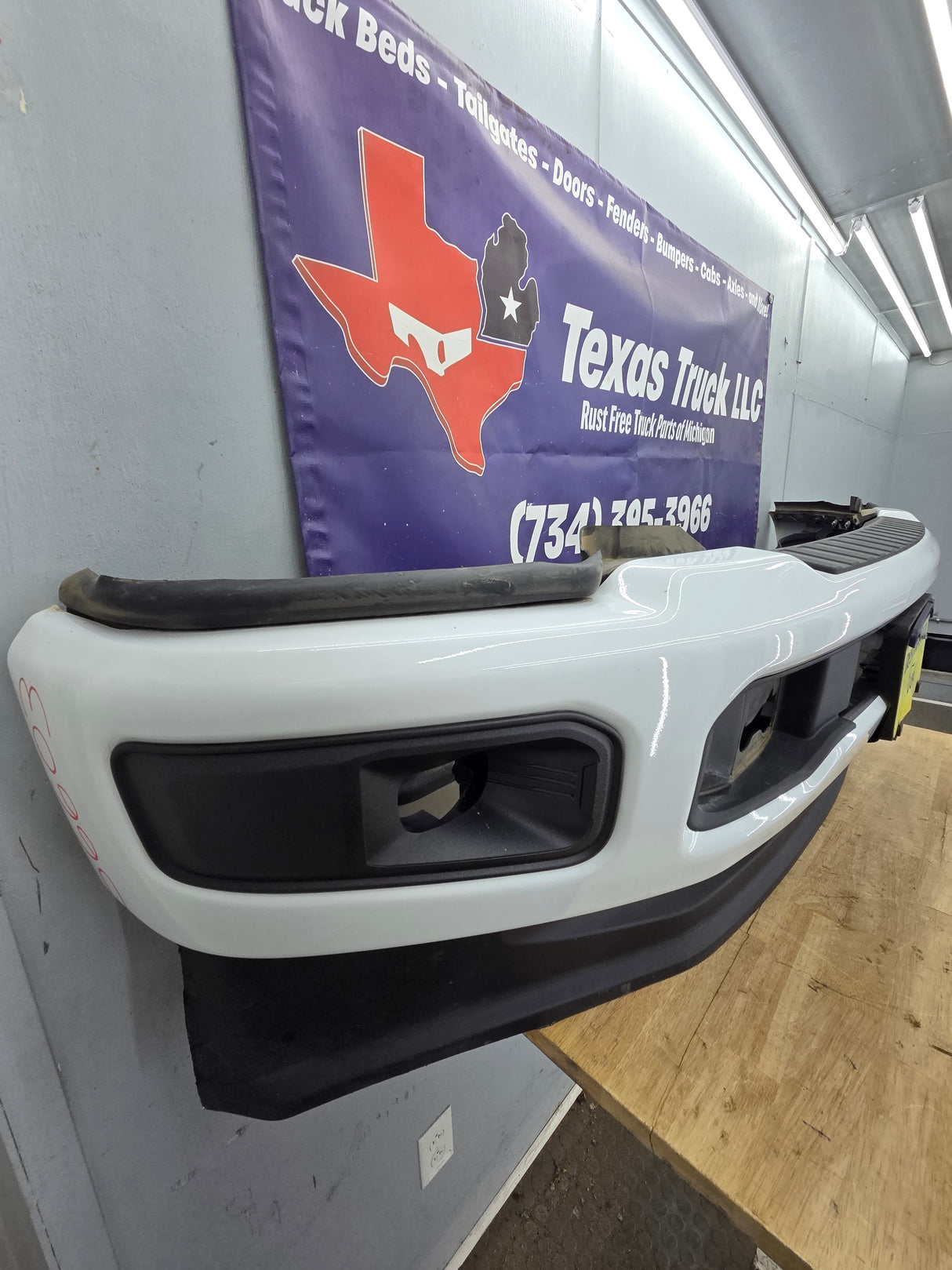 2023-2025 Ford Super Duty F250 F350 Front Bumper - White