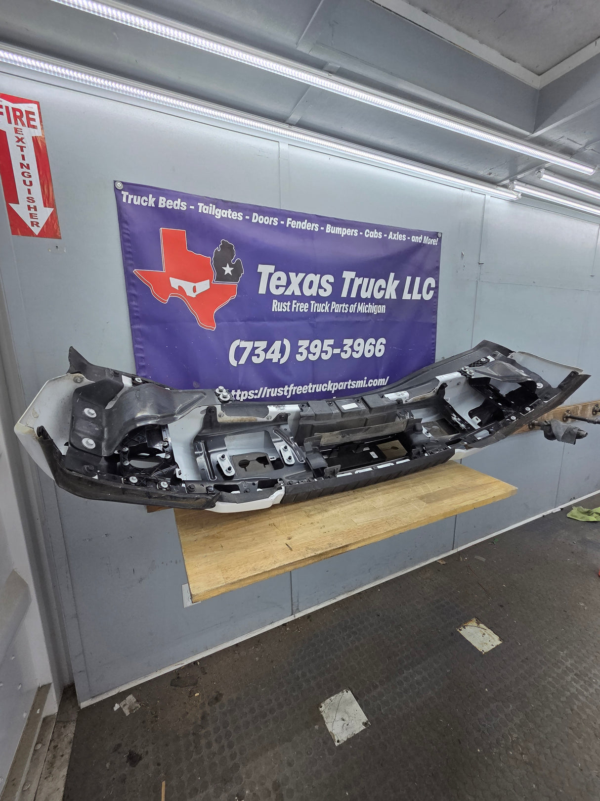 2023-2025 Ford Super Duty F250 F350 Front Bumper - White