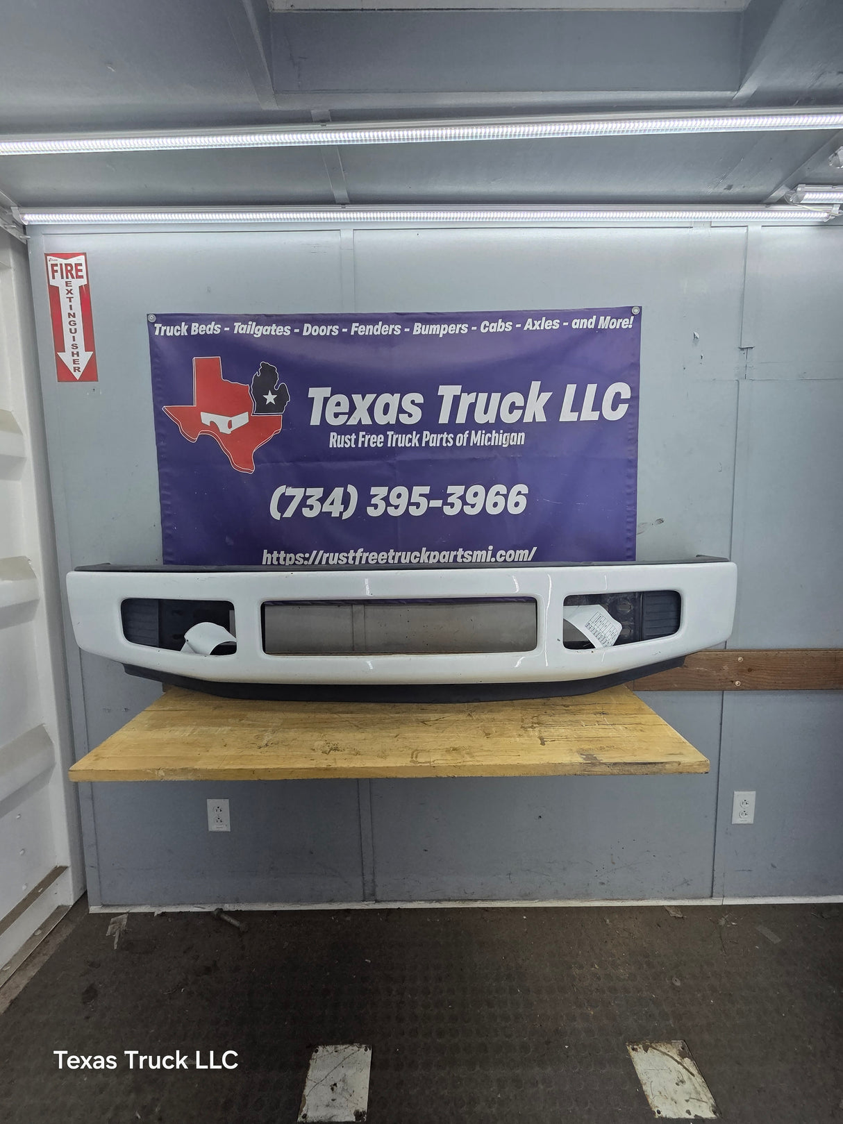 2008-2010 Ford Super Duty Front Bumper F250 F350 - Oxford White