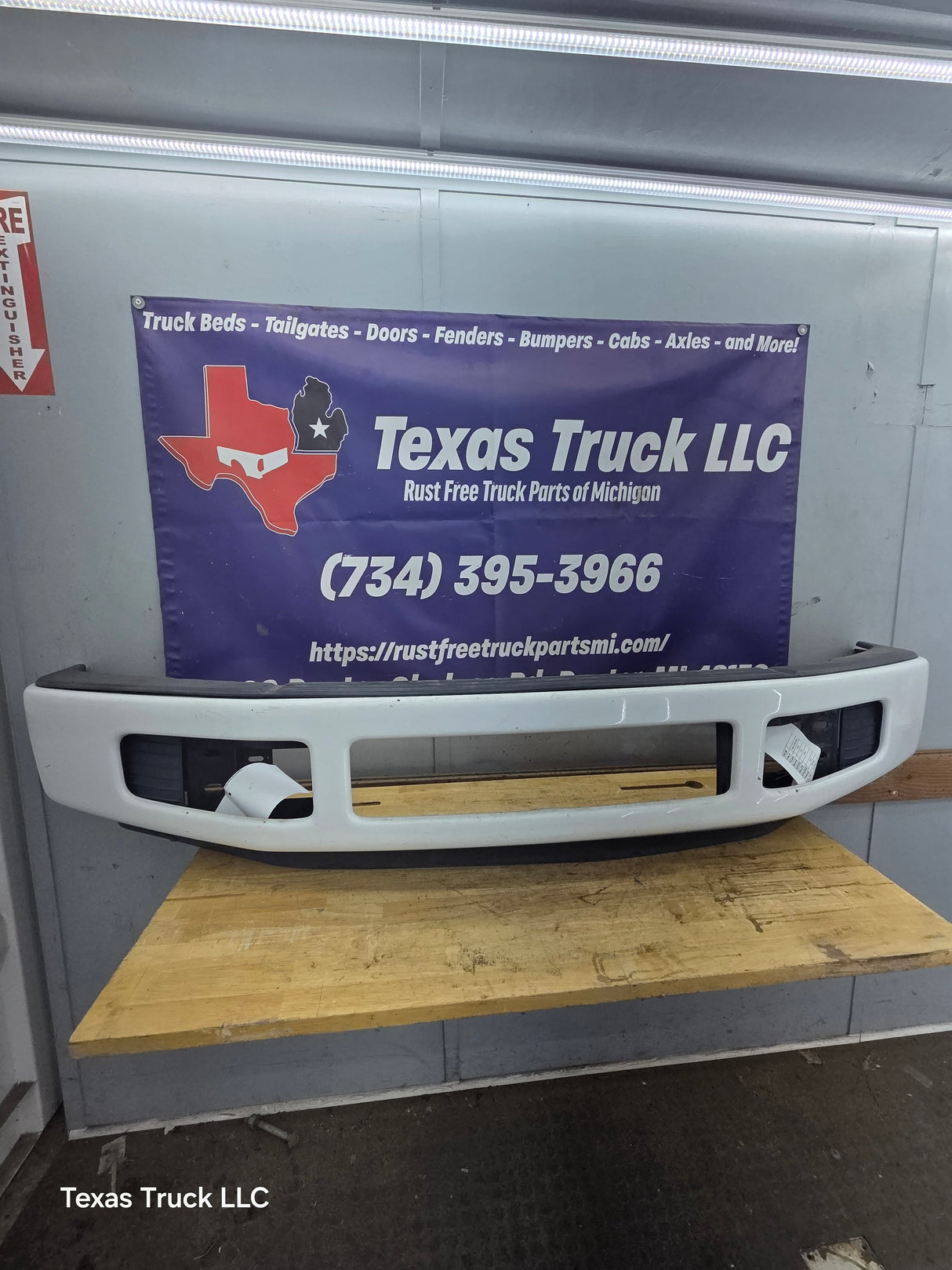 2008-2010 Ford Super Duty Front Bumper F250 F350 - Oxford White