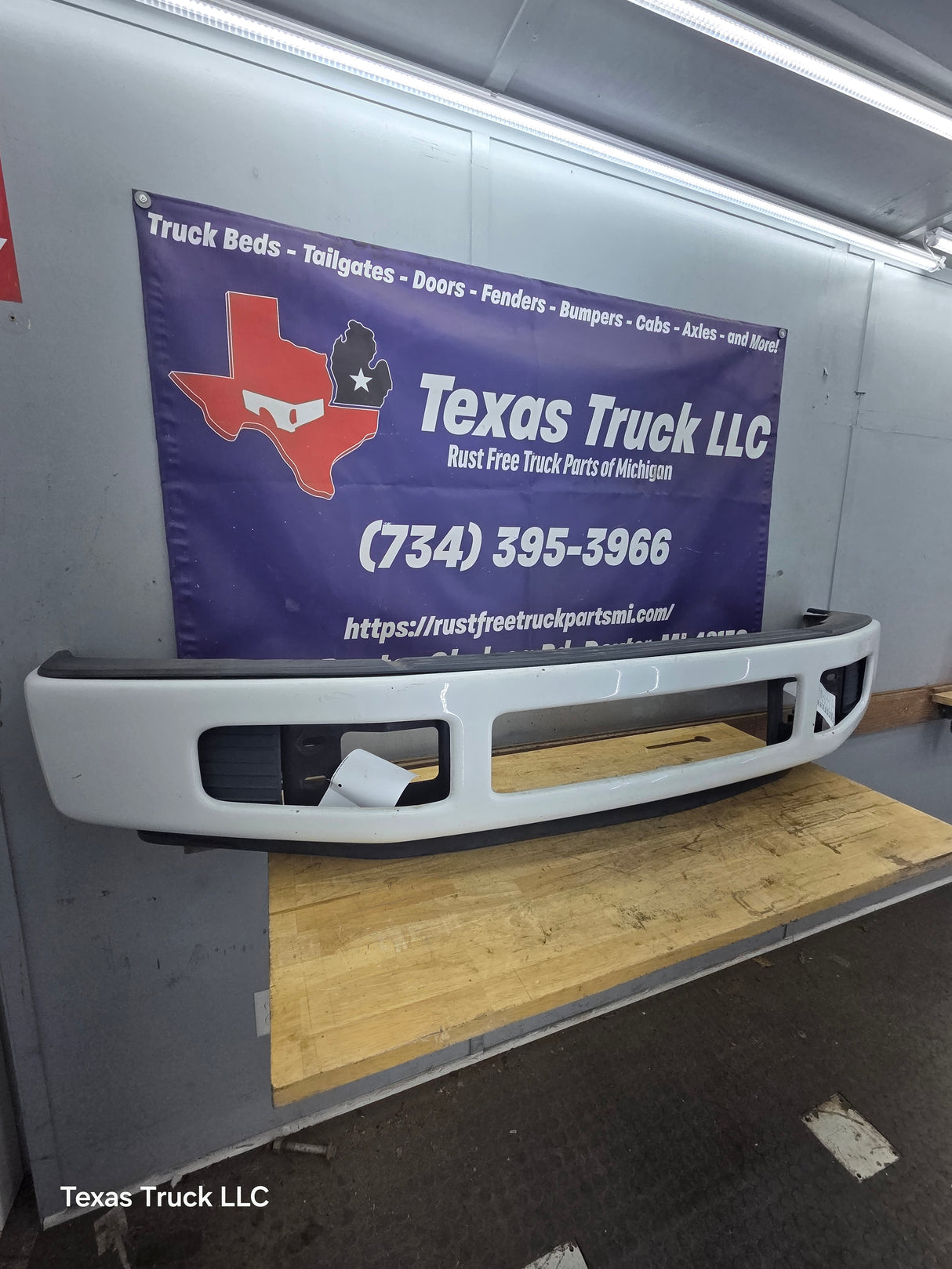 2008-2010 Ford Super Duty Front Bumper F250 F350 - Oxford White