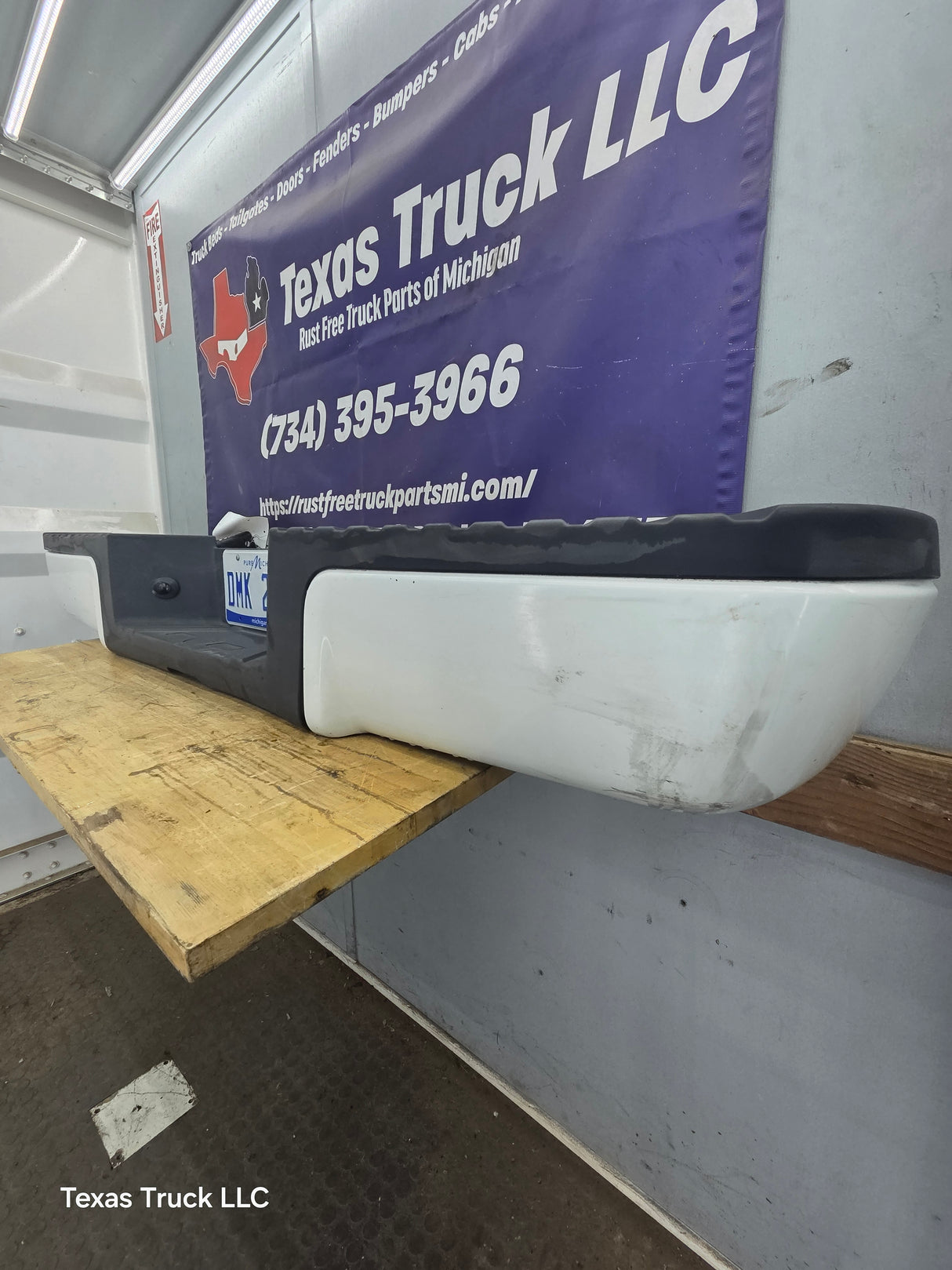 2008-2016 Ford Super Duty F250 F350 F450 F550 Rear Bumper - Oxford White