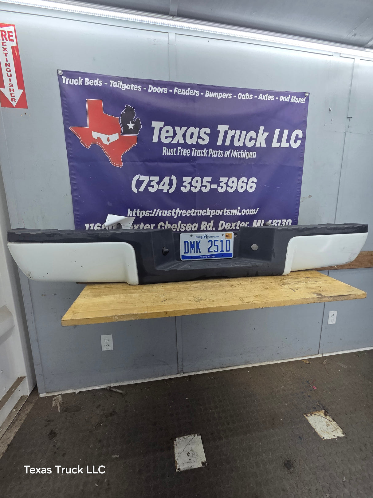 2008-2016 Ford Super Duty F250 F350 F450 F550 Rear Bumper - Oxford White