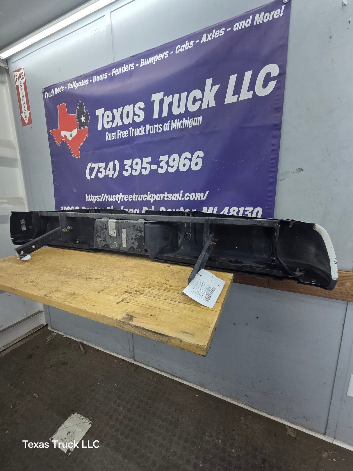 2008-2016 Ford Super Duty F250 F350 F450 F550 Rear Bumper - Oxford White