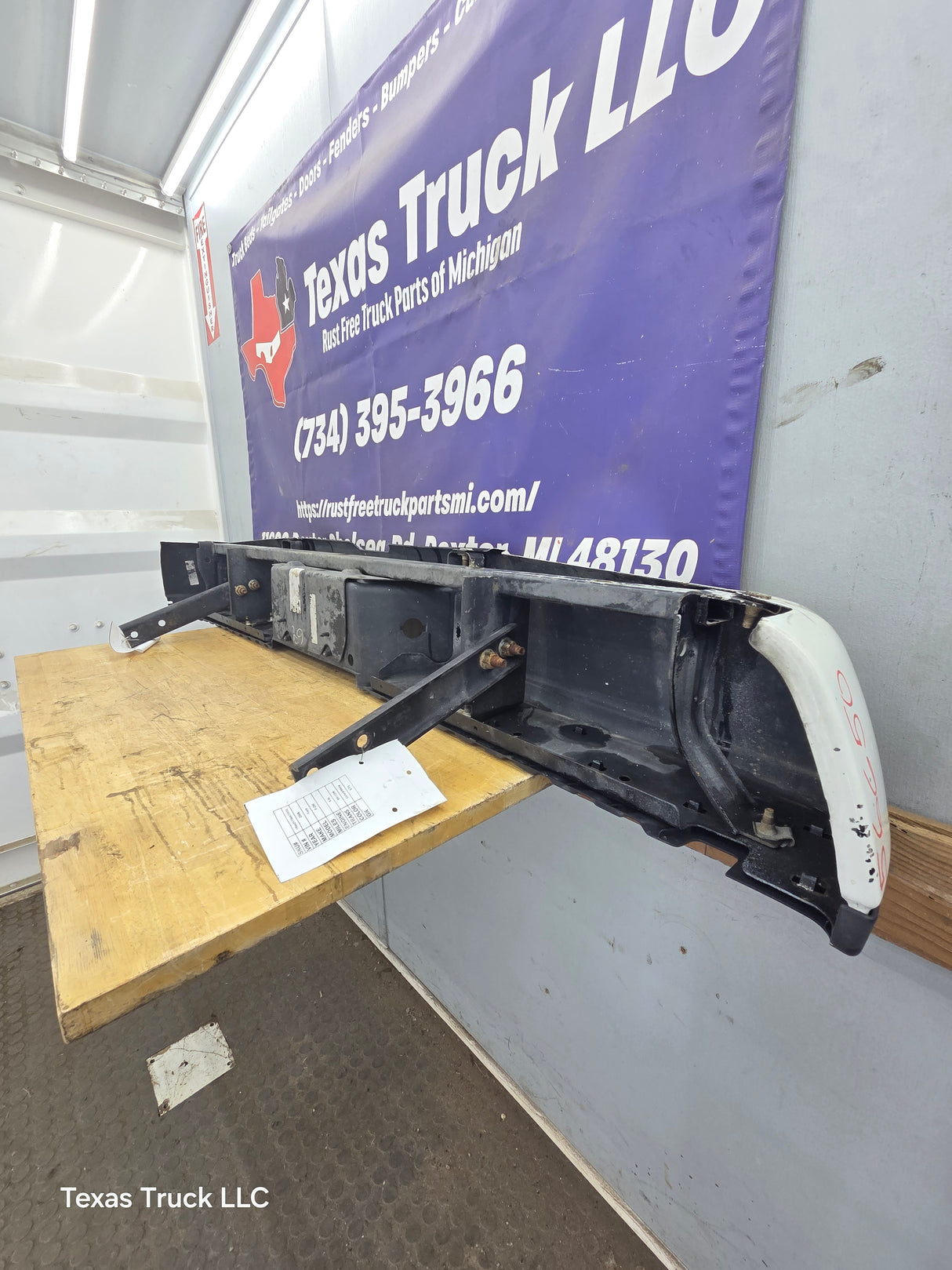 2008-2016 Ford Super Duty F250 F350 F450 F550 Rear Bumper - Oxford White