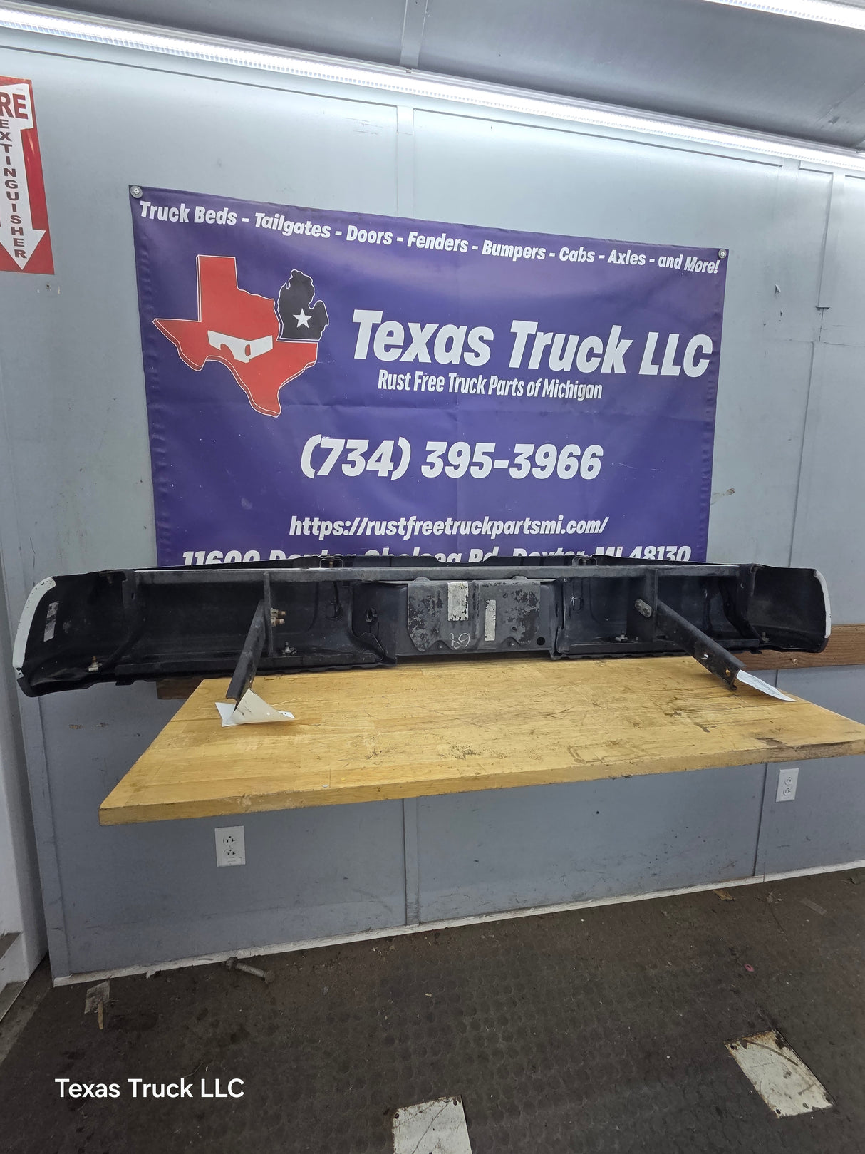 2008-2016 Ford Super Duty F250 F350 F450 F550 Rear Bumper - Oxford White