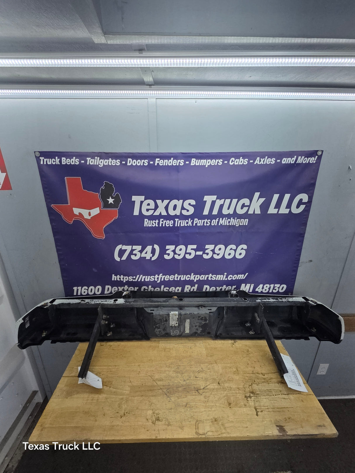 2008-2016 Ford Super Duty F250 F350 F450 F550 Rear Bumper - Oxford White