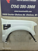2008-2010 Ford Super Duty F250 F350 RH Passenger Side Fender - Oxford White