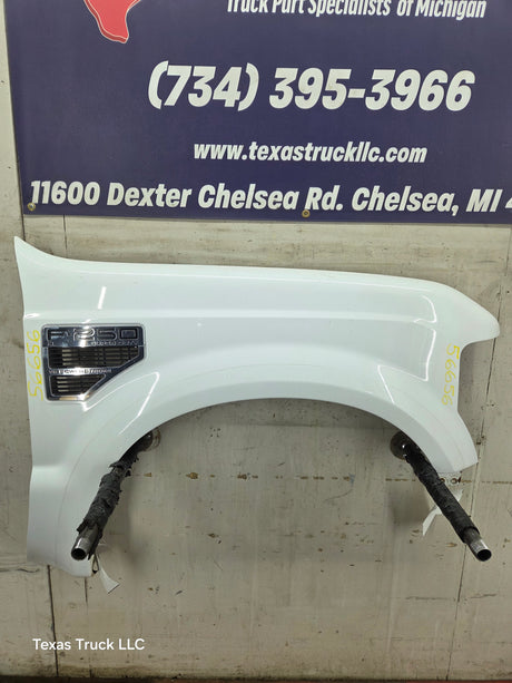2008-2010 Ford Super Duty F250 F350 RH Passenger Side Fender - Oxford White