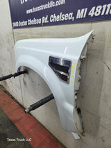 2008-2010 Ford Super Duty F250 F350 LH Driver Side Fender - Oxford White