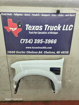 2008-2010 Ford Super Duty F250 F350 LH Driver Side Fender - Oxford White