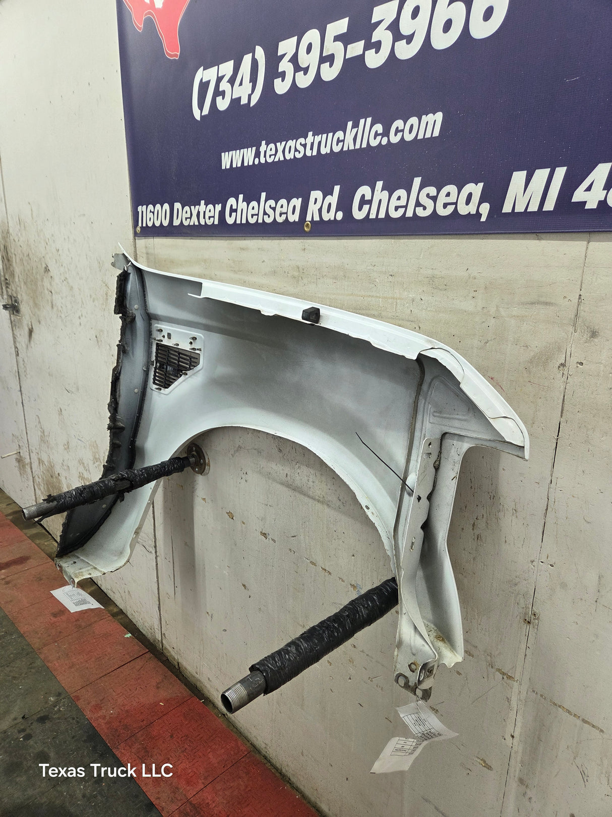 2008-2010 Ford Super Duty F250 F350 LH Driver Side Fender - Oxford White