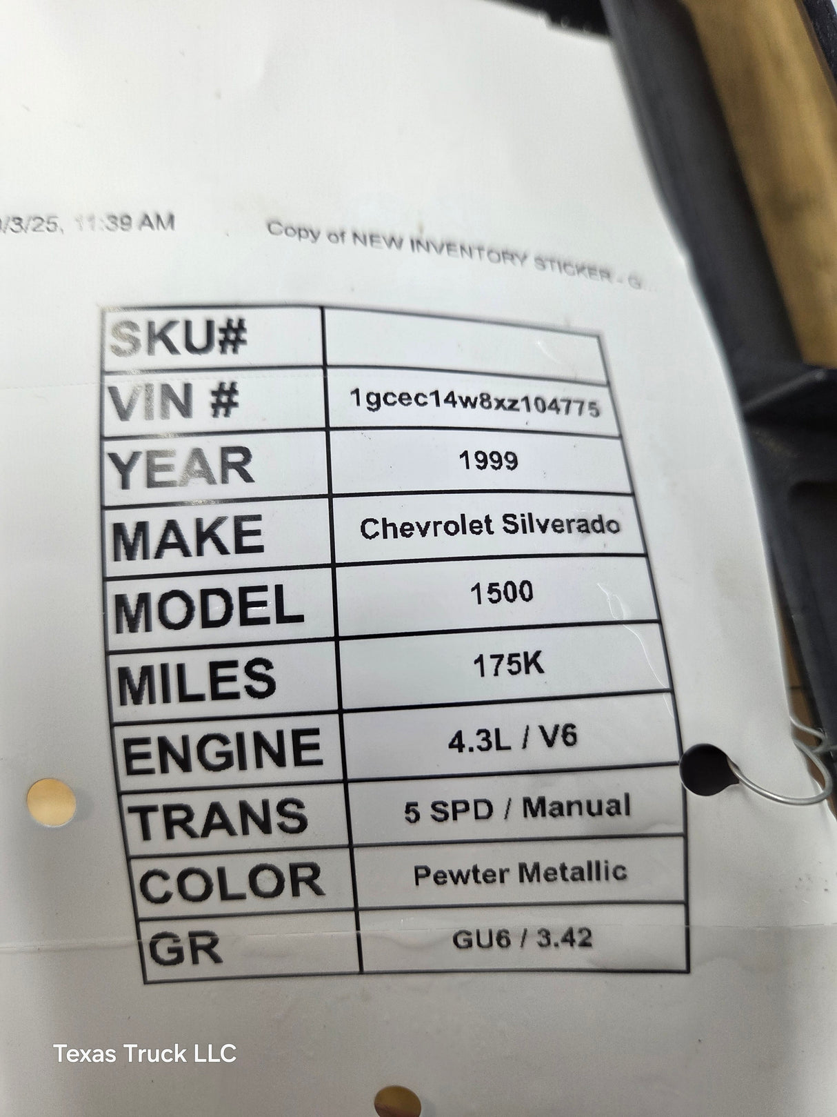 1999-2002 Chevrolet Silverado 1500 2500 3500 Grill OEM