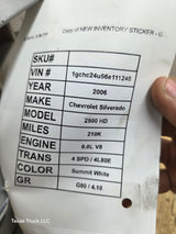 2003-2006 Chevrolet Silverado 2500 HD 3500HD 'Cateye' HD Grill OEM - Chrome