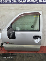 1999-2006 Chevrolet Silverado / GMC Sierra 1500 2500 3500 HD Front Driver Side Door LH - Fine Silver Birch Metallic