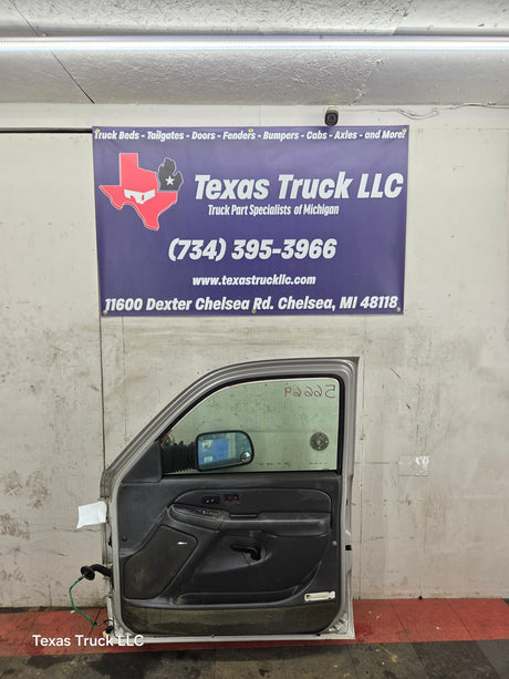 1999-2006 Chevrolet Silverado / GMC Sierra 1500 2500 3500 HD Front Passenger side Door RH - Fine Silver Birch Metallic