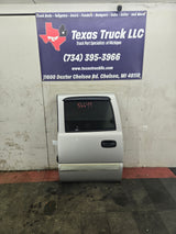 1999-2007 Chevrolet Silverado / GMC Sierra 1500 2500 3500 HD Rear Driver side LH Crew Cab rear door - Fine Silver Birch Metallic