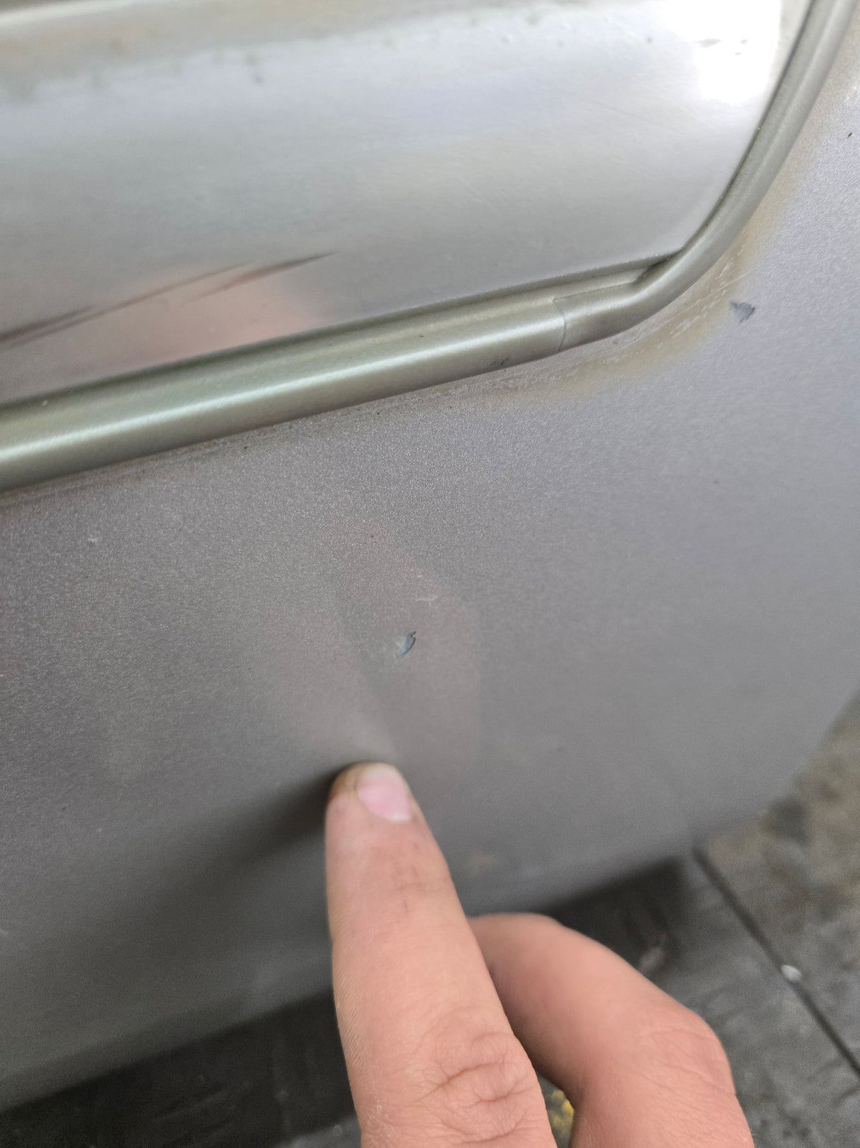 1999-2007 Chevrolet Silverado / GMC Sierra 1500 2500 3500 HD Rear Driver side LH Crew Cab rear door - Fine Silver Birch Metallic