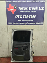 1999-2007 Chevrolet Silverado / GMC Sierra 1500 2500 3500 HD Rear Driver side LH Crew Cab rear door - Fine Silver Birch Metallic