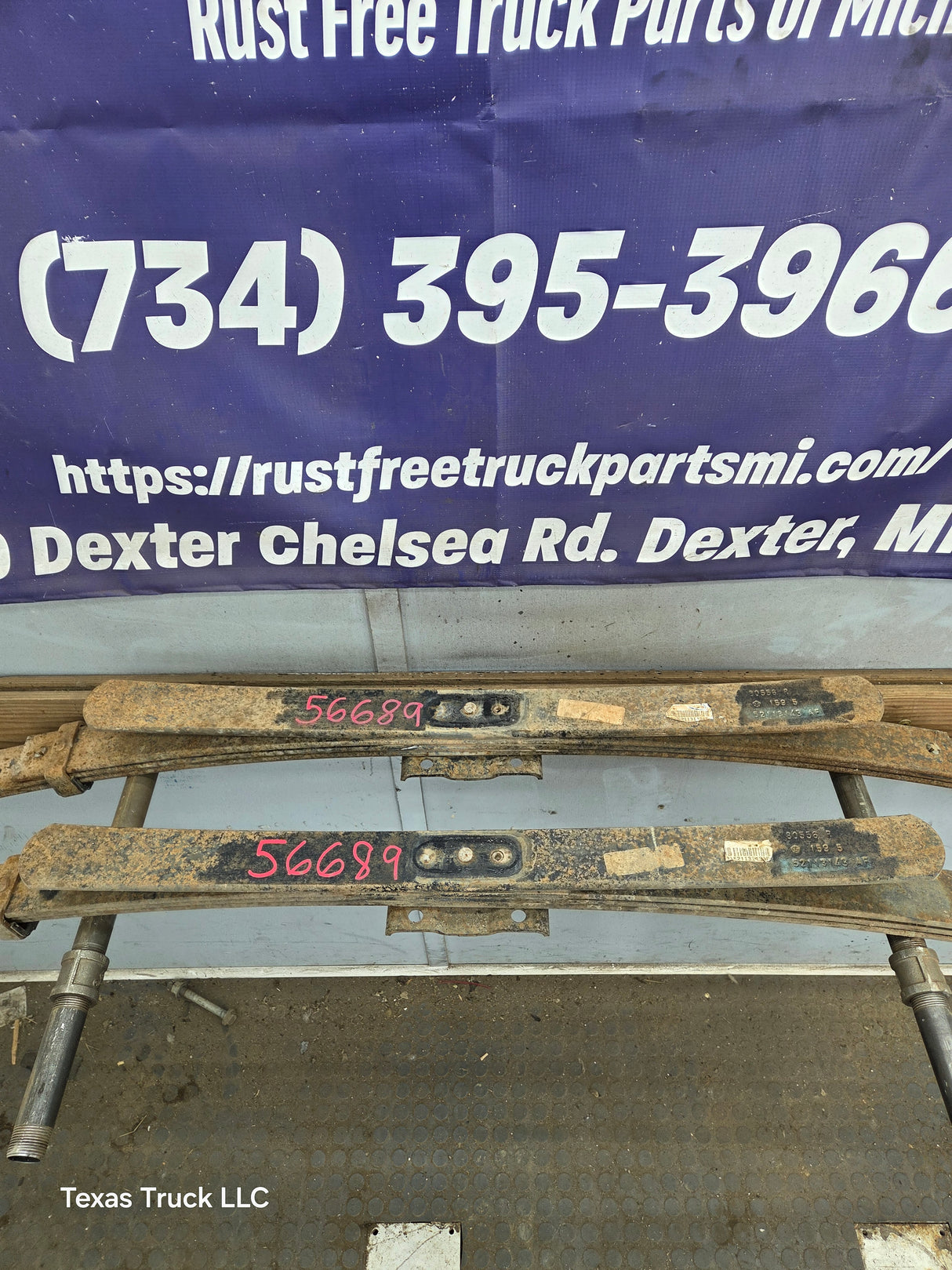 2002-2008 Dodge Ram 1500 Rear Leaf Springs 52113143 AF - Pair