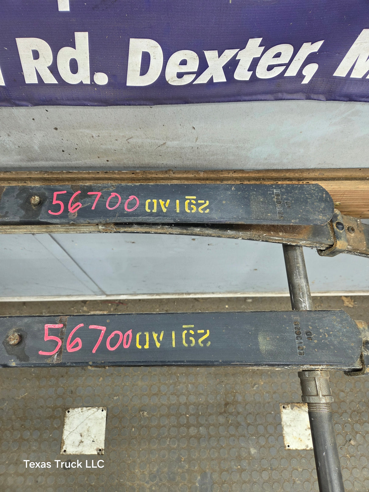 1994-2001 2nd Gen Dodge Ram 1500 Rear Leaf Springs 52106291 AD - Pair