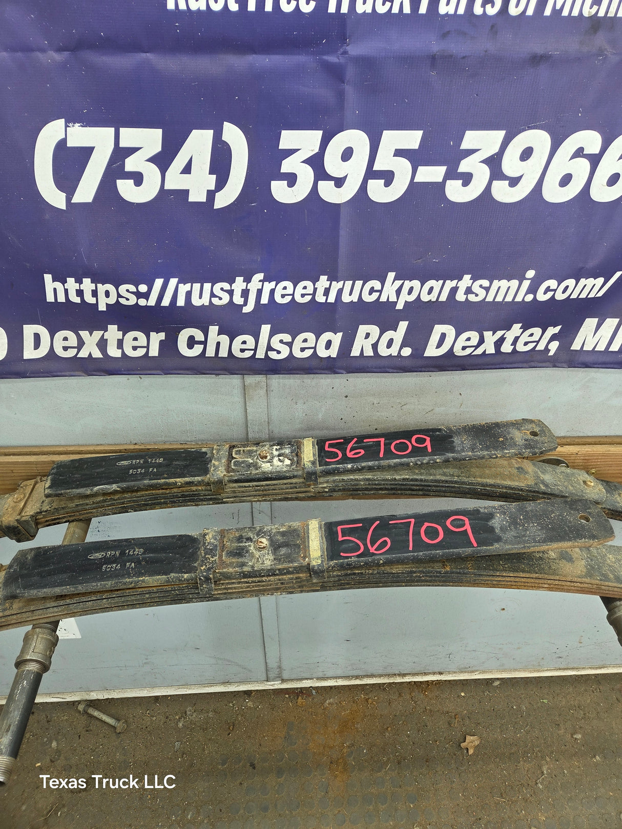 1999-2007 Ford F250 F350 Super Duty Rear Leaf Spring - Pair