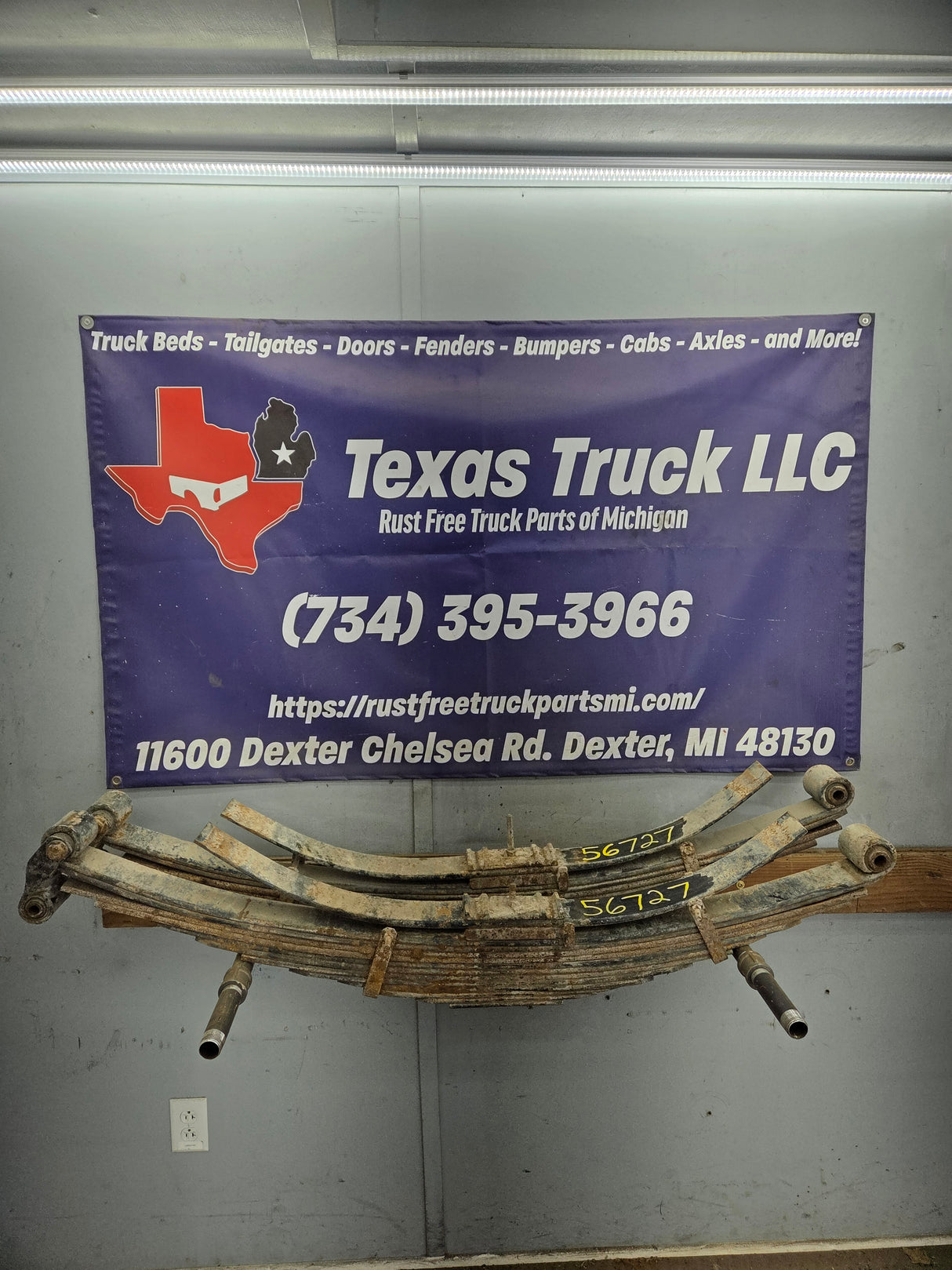 2005-2016 Ford F450 F550 Cab & Chassis Super Duty Rear Leaf Springs - Pair
