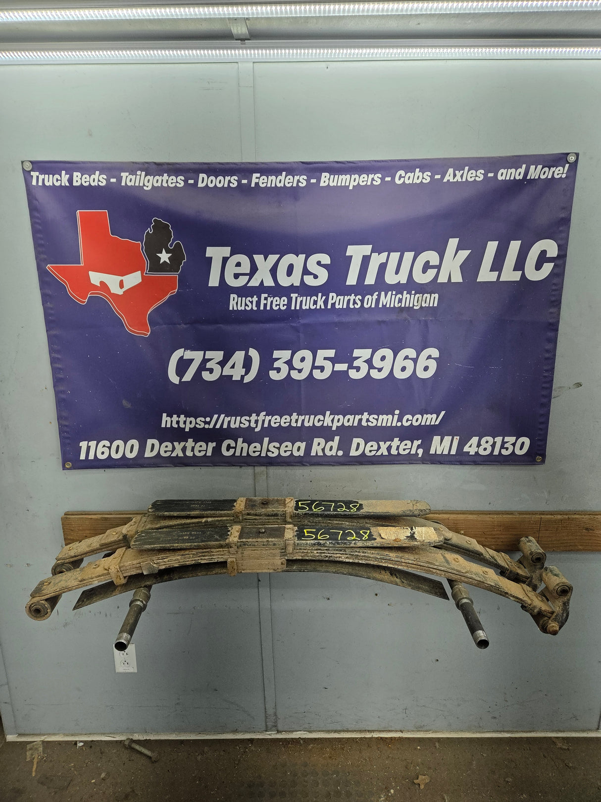 2008-2010 Ford F250 F350 Super Duty Rear Leaf Spring - Pair