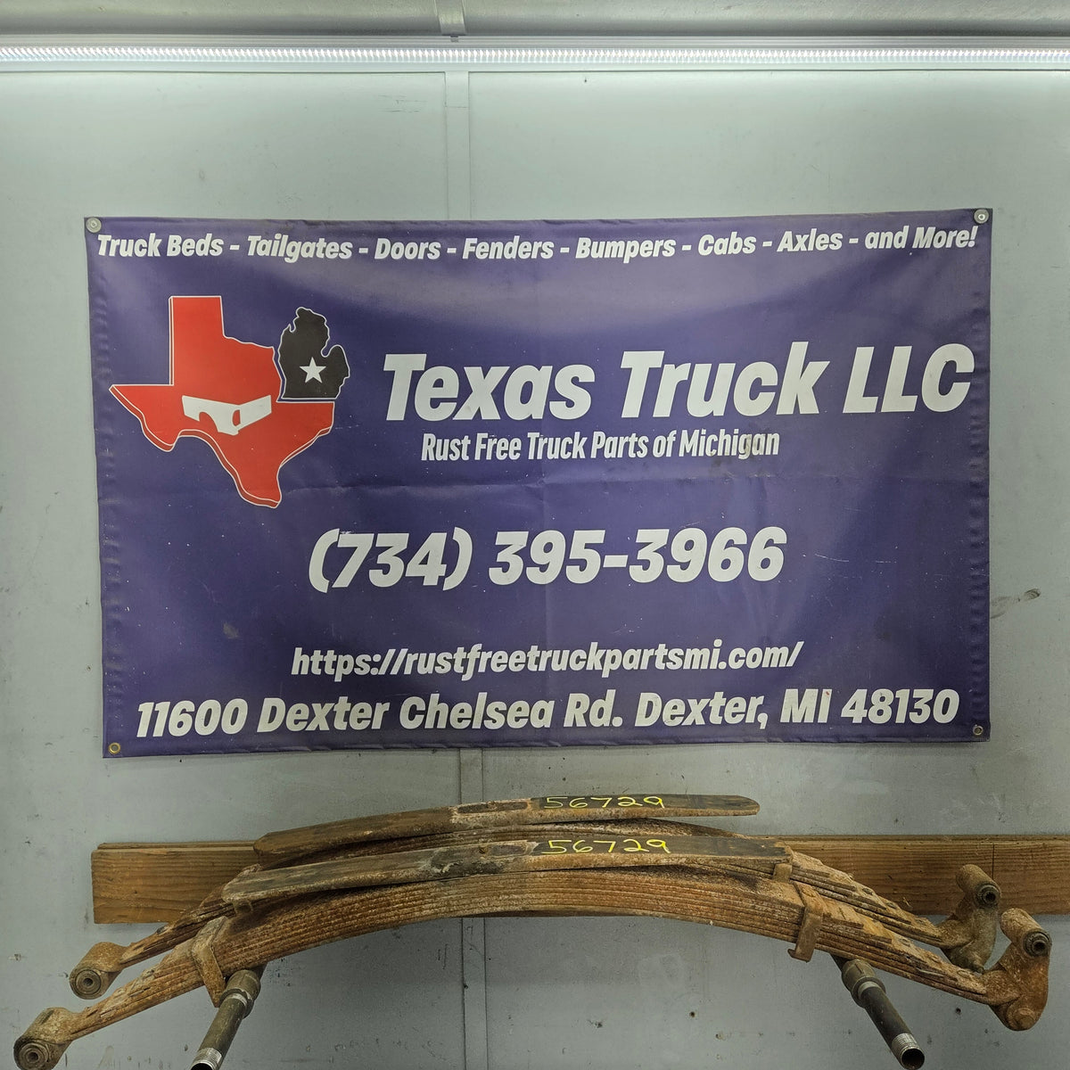 1980-1988 Chevrolet GMC C20 C30 K20 K30 Rear Leaf Springs 8 Leaf pack ...