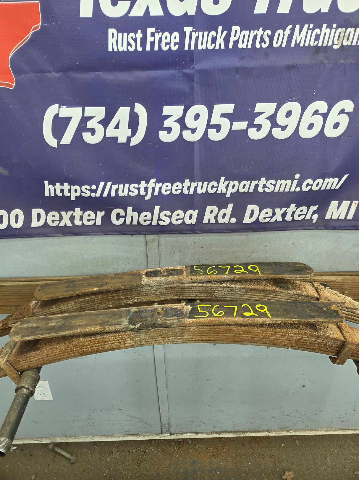 1980-1988 Chevrolet GMC C20 C30 K20 K30 Rear Leaf Springs 8 Leaf pack 14015741