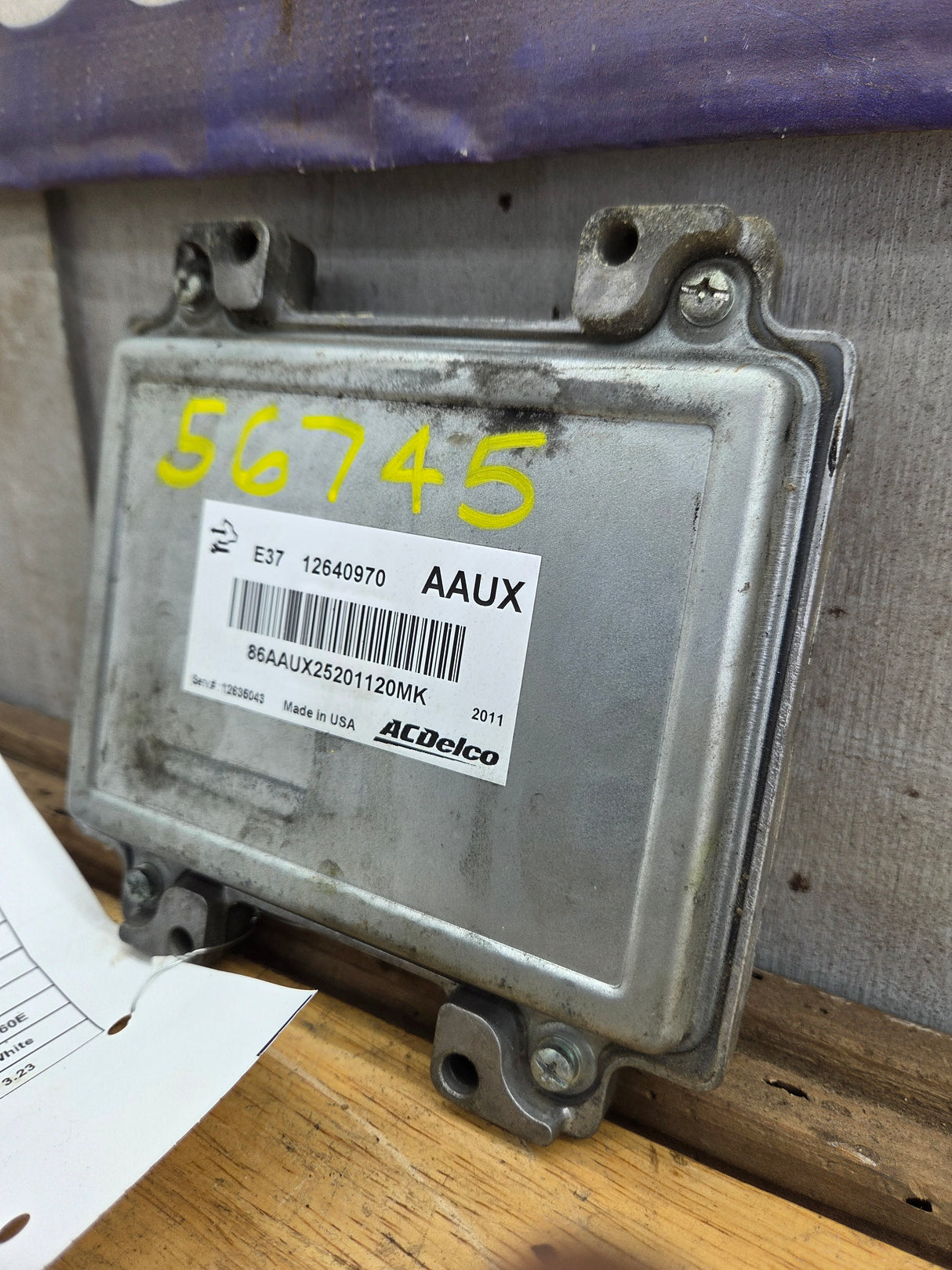 2010-2013 Chevrolet Silverado 1500 4.3L PCM AAUX / 12640970