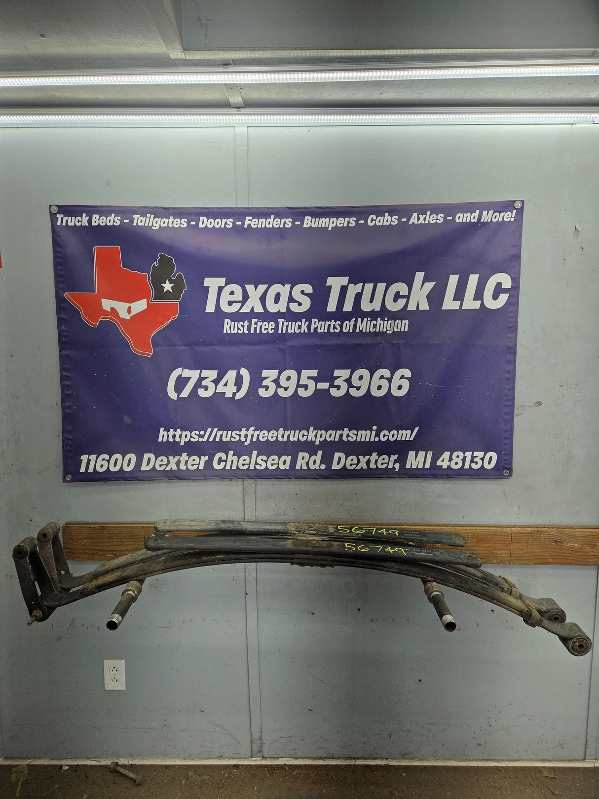 2007-2013 Chevrolet Silverado / GMC Sierra 1500 Rear Leaf Spring - Pair 25841517 RPN 3267