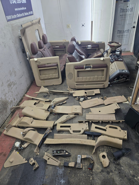 2011-2012 Ford F250 F350 F450 F550 Super Duty Crew Cab Complete King Ranch Interior