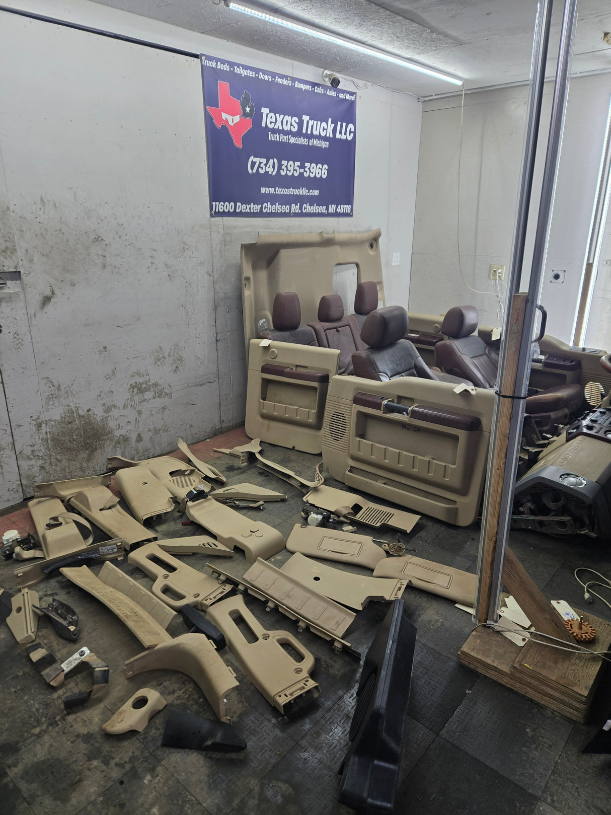 2011-2012 Ford F250 F350 F450 F550 Super Duty Crew Cab Complete King Ranch Interior