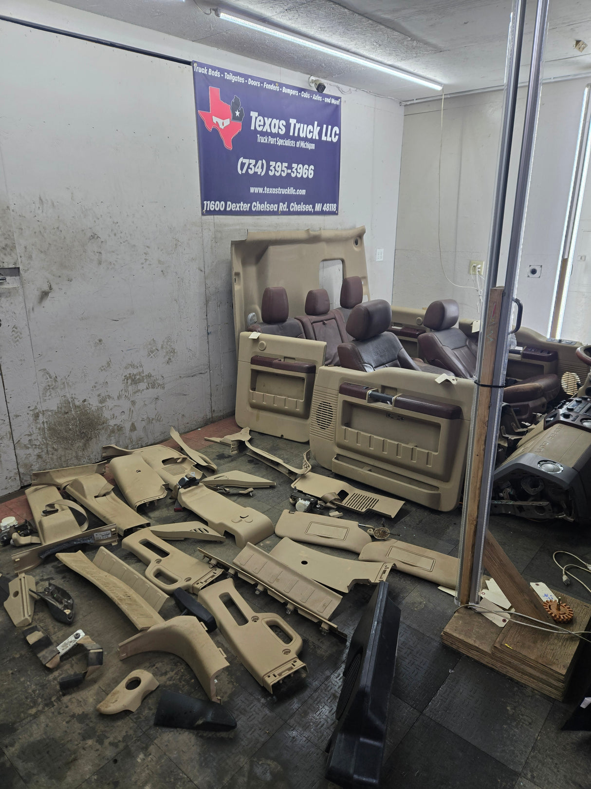 2011-2012 Ford F250 F350 F450 F550 Super Duty Crew Cab Complete King Ranch Interior