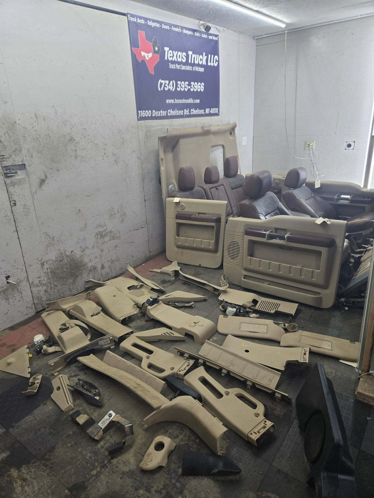 2011-2012 Ford F250 F350 F450 F550 Super Duty Crew Cab Complete King Ranch Interior