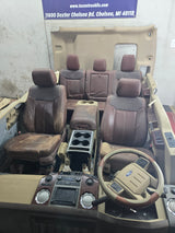 2011-2012 Ford F250 F350 F450 F550 Super Duty Crew Cab Complete King Ranch Interior