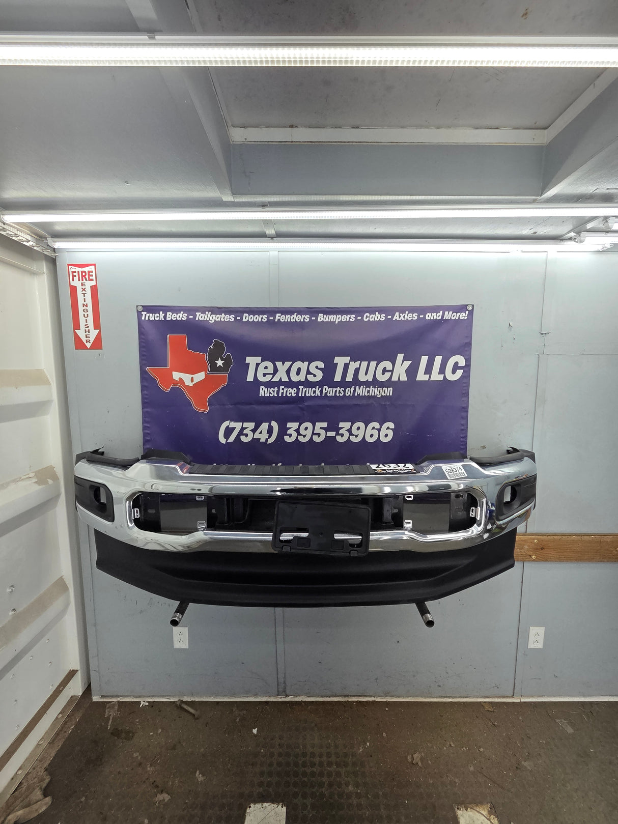 2023-2025 Ford Super Duty F450 F550 Front Bumper - Chrome